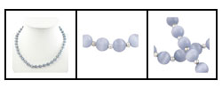 Dove Grey Cat's Eye Necklace
