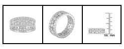 18k White Gold 1 1/2ct TDW Diamond Eternity Band