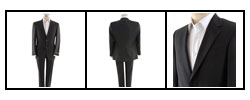 Hart Schaffner & Marx Men's Charcoal Traveler Suit