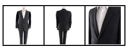 Hart Schaffner & Marx Solid Navy Traveler Suit