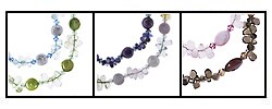 Coin Pearl and Semi-precious Stone Necklace (USA)