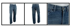 M. Gordon Men's Light Wash Relaxed Jeans