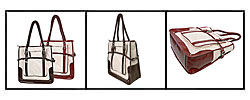 Chinese Laundry Pebble Grain Braid Accent Handbag