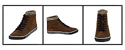 Dolce & Gabbana Suede High Top Sneakers