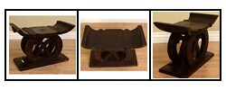 Hand-created Asante Royal Stool (Ghana)