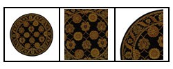 Heritage Mahal Black Rug (8' Round)