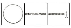Stainless Steel Polished Link Necklace