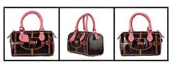 Fendi PVC 'Selleria' Bag with Leather Trim
