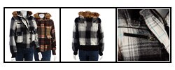 Coffee Shop Wool Plaid Bomber Jacket