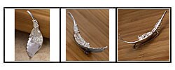 Sterling Silver Flying Leaf Pin (Mexico)
