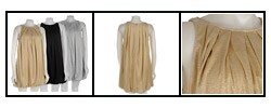 Essentials by A.B.S Metallic Sleeveless Dress