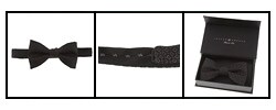 Joseph Abboud Black Tie Silk Bow Tie
