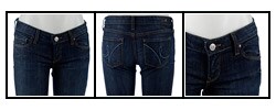 Kitson Women's Five-Pocket Bootcut Denim Jean