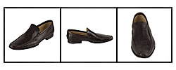 Dolce & Gabbana Men's Dark Brown Python Loafer