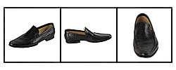 Dolce & Gabbana Mens Black Python Loafer