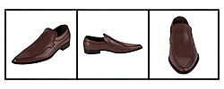 Dolce & Gabbana Men's Light Wine Leather Loafers