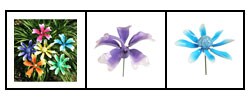 Dainty Flower Garden Stakes (Case of 12)