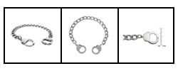 Stainless Steel Handcuff Chain Bracelet (case of 2)
