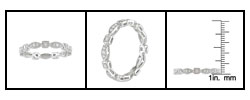14k White Gold 1/5ct TDW Diamond Eternity Band (H-I, I1-I2)