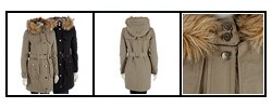 Esprit Women's Long Wrap Stadium Storm Coat