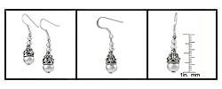 Sterling Silver Antique Shepherds Hook Earrings