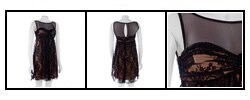 London Times Sleeveless Lace Dress