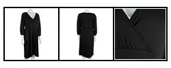 RGL New York Plus Size Surplice Dress