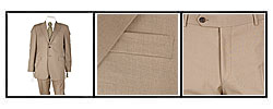 Prada Men's Tan Wool 2-button Suit