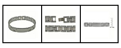 Tungsten Polished Finish 8 inch Bracelet
