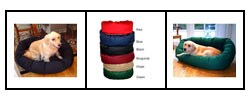 Extra Large 52-inch Bagel Donut Pet Dog Bed