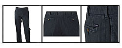 Burberry Men's Navy Cotton Pants