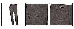 Burberry Men's Grey Wool Dress Pants