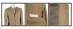 Michael Kors Men's Tan 3-button Wool Suit