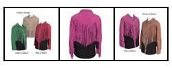 Bob Mackie Western Style Leather Jacket