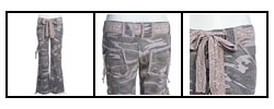 Miss Me Camouflage Linen Cargo Pants