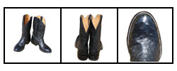 Jurassic Men's Black Ostrich Cowboy Boots