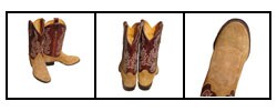Jurassic Two-toned Brown Roughout Cowboy Boots
