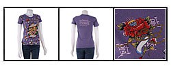 Ed Hardy Women's Short Sleeve Tee Shirt