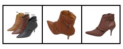 Liliana by Adi Pointed Toe Ankle Boots