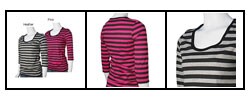 Kikit Juniors Striped Scoop Neck Top