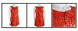 BB Dakota Gold Print Dress