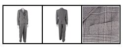 Larry Levine Women's 2-piece Herringbone Pant Suit