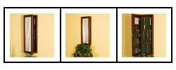 Wall Mounted Cherry Jewelry Armoire