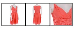 London Times Women's Ruched Waist Dress