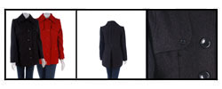 Soundgirl Melton Wool Coat