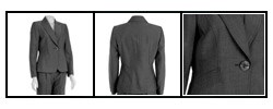 Tahari ASL Women's 2-piece Sharkskin Cuffed Pant Suit