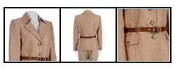 Tahari Women's Textured Spring Tweed Pant Suit