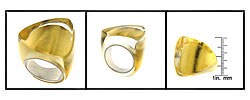 Charles Winston 'Preziosa Luce' Resin and Gold Ring