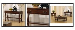 Curved Leg Console Table