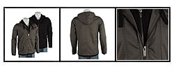 RG512 Men's Hooded Jacket with Fleece Lining